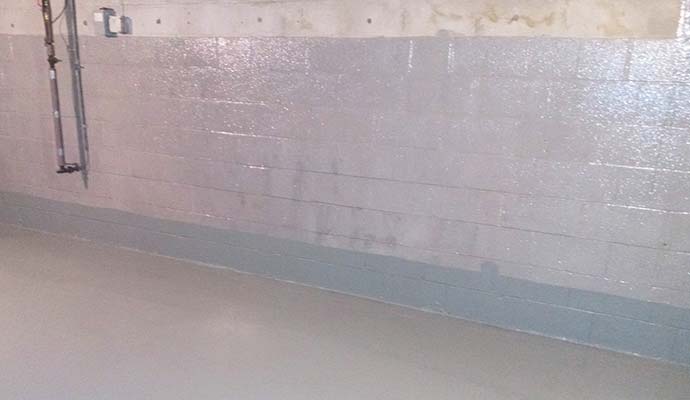 Moisture resistant wall