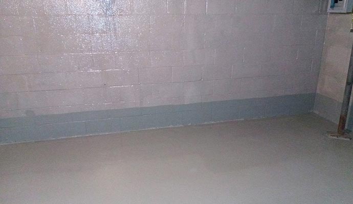 Concrete Block Wall Waterproofing in Manchester, NH