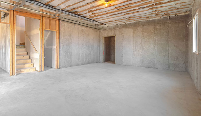 waterproof and moisture basement