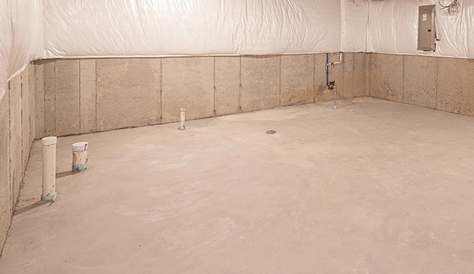 Basement waterproofing service