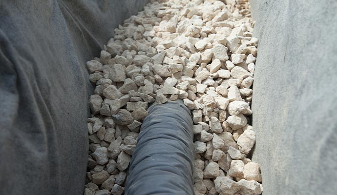 Professional Footing Drain Installation around Portsmouth