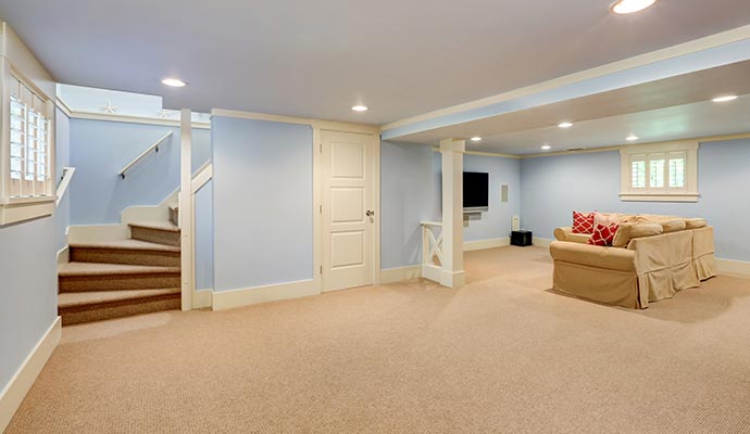 Converted basement to beautiful living area