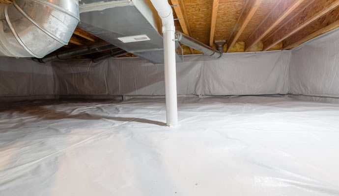 Encapsulated crawl space