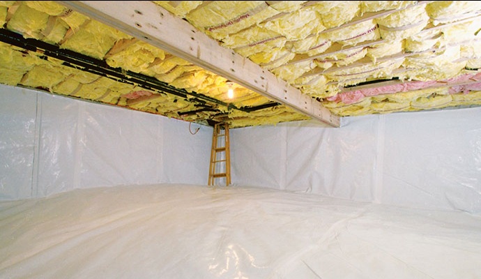 Encapsulate crawl space