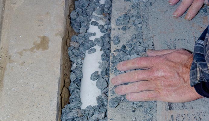 Basement drainage system for flood prevention