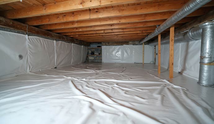 Encapsulated crawl space