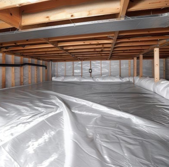 Encapsulated crawl space area