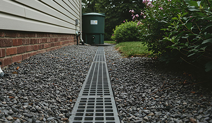 Exterior drainage system