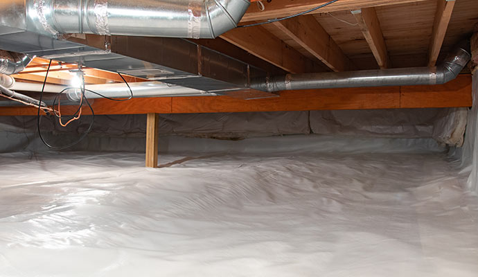 Encapsulated crawl space