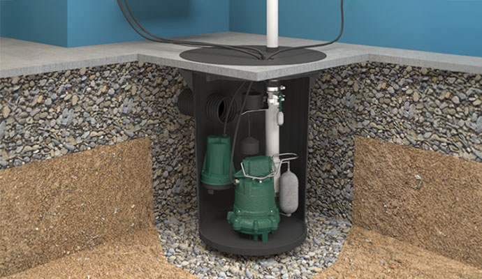 Sump pump system design