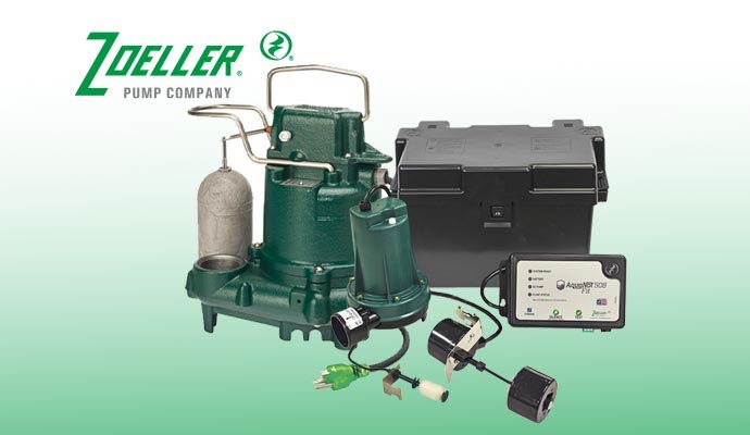 Zoeller aquanot 508 fit battery backup sump pump